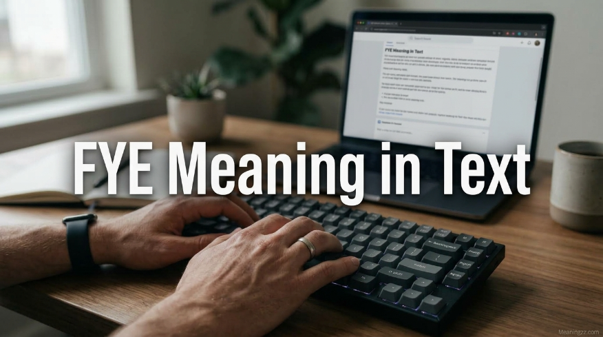 FYE Meaning in Text