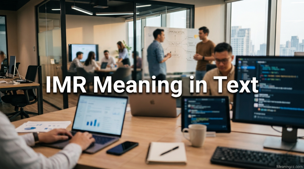 IMR Meaning in Text