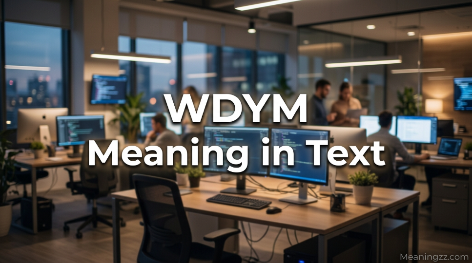 WDYM Meaning in Text